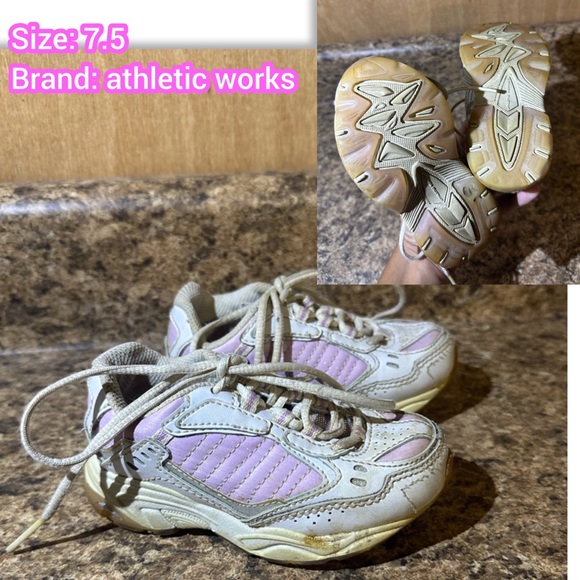 Athletic Works Kids Sneakers - Purple and Gray - Picture 1 of 1